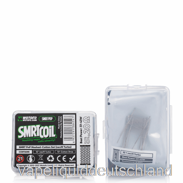 Wotofo Smrt Baumwollset [Baumwollset] Nexmesh Turbo Vape Deutschland